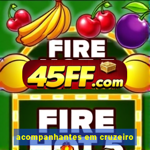 acompanhantes em cruzeiro